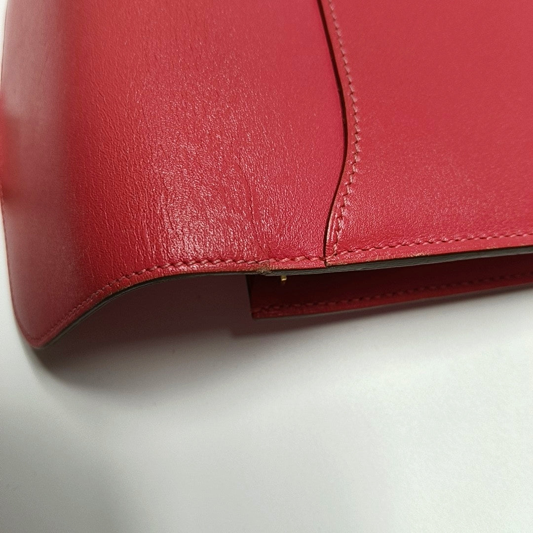 Authenticated pre-owned  Constance Box Calf Pink Wallet - Wallet at Looply