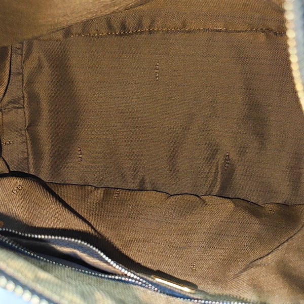 Canvas Top Handle Bag Brown