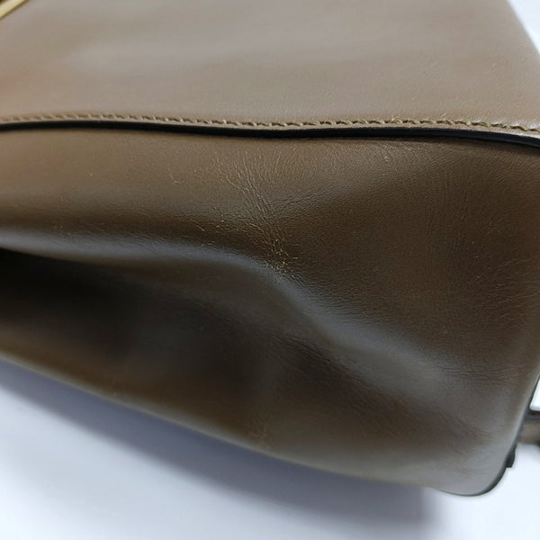 Authenticated pre-owned  Peekaboo Small Calfskin Brown - Shoulder Bag at Looply