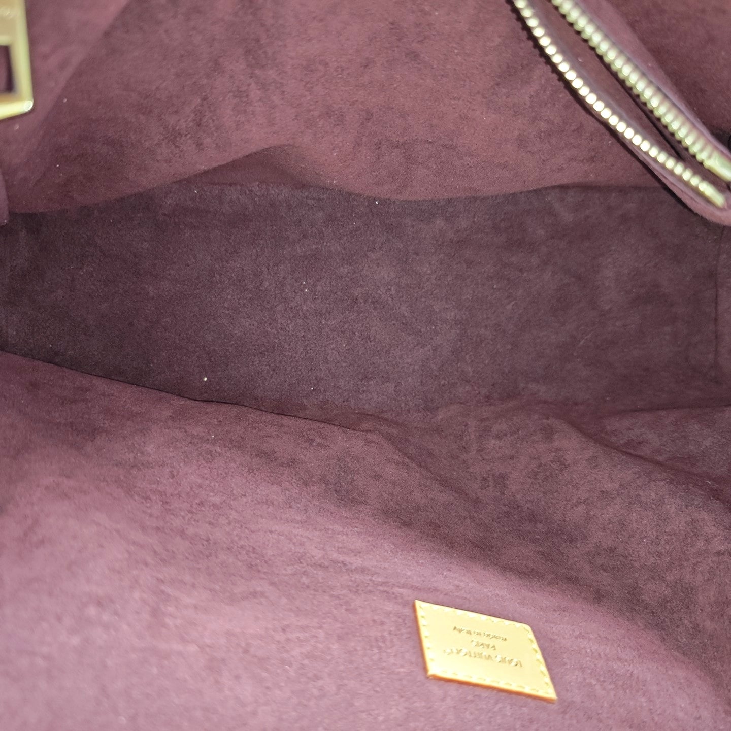 Monogram Coated Canvas Shoulder Bag MM Brown