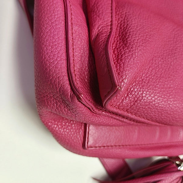 Authenticated pre-owned  Flamenco Calfskin Pink - Shoulder Bag at Looply