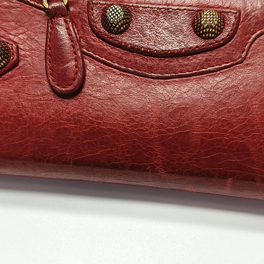 Authenticated pre-owned  Classic City Lambskin Red Wallet - Wallet at Looply