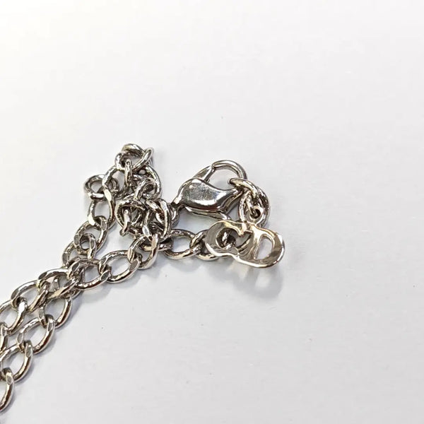 Authenticated pre-owned  CD Icon Silver-tone Metal Chain Bracelet - Bracelet at Looply