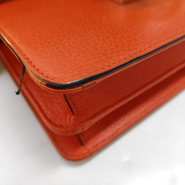 Authenticated pre-owned  Interlocking G Calfskin Orange - Crossbody Bag at Looply