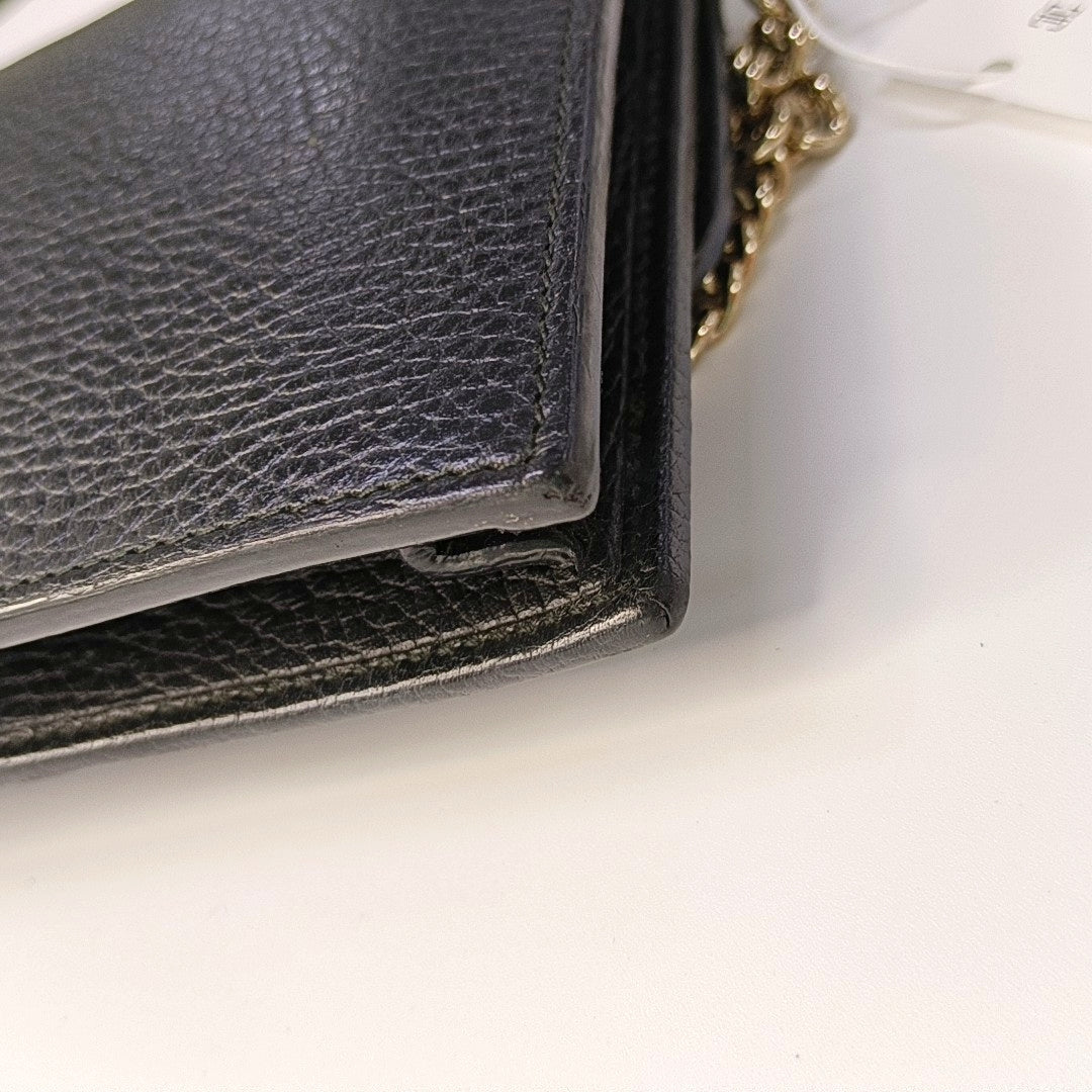 Authenticated pre-owned  Interlocking G Calfskin Black - Handbags at Looply