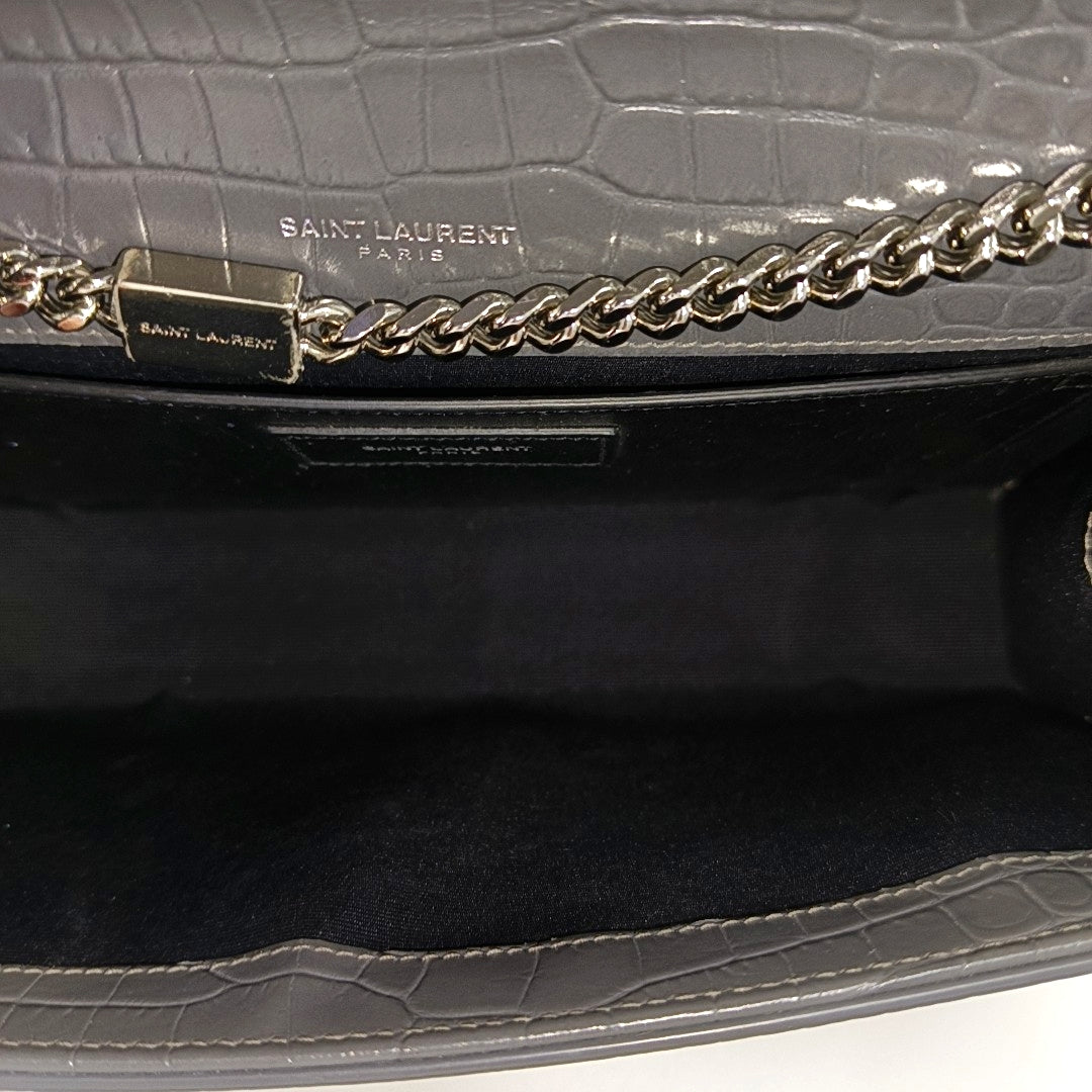 KATE Medium Calfskin Gray
