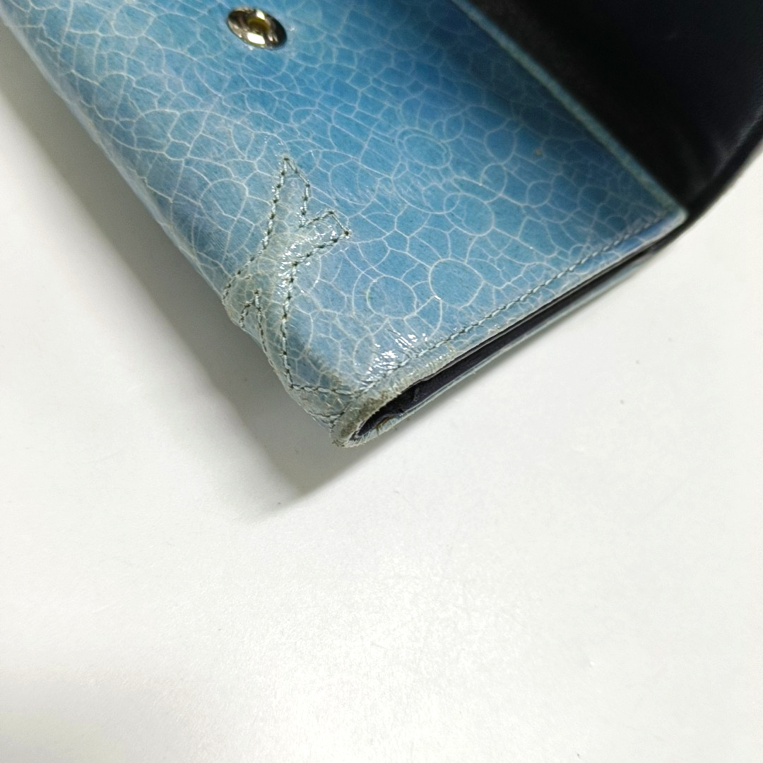 Authenticated pre-owned  Diorama Calfskin Blue Wallet - Wallet at Looply
