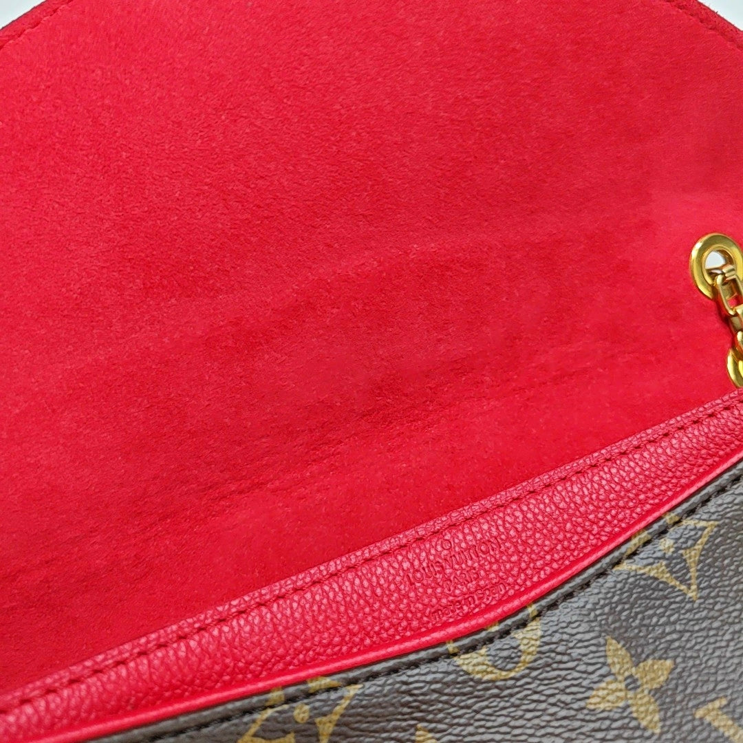 Authenticated pre-owned  Pallas Monogram Coated Canvas Brown - Shoulder Bag at Looply