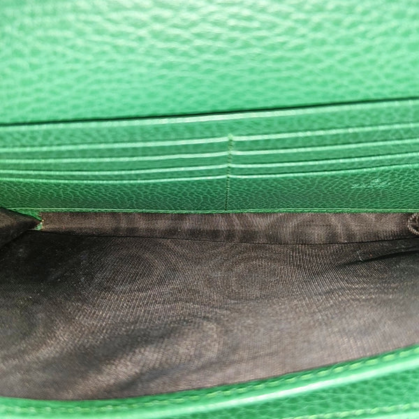 Authenticated pre-owned  Dionysus Super Mini Calfskin Green - Shoulder Bag at Looply