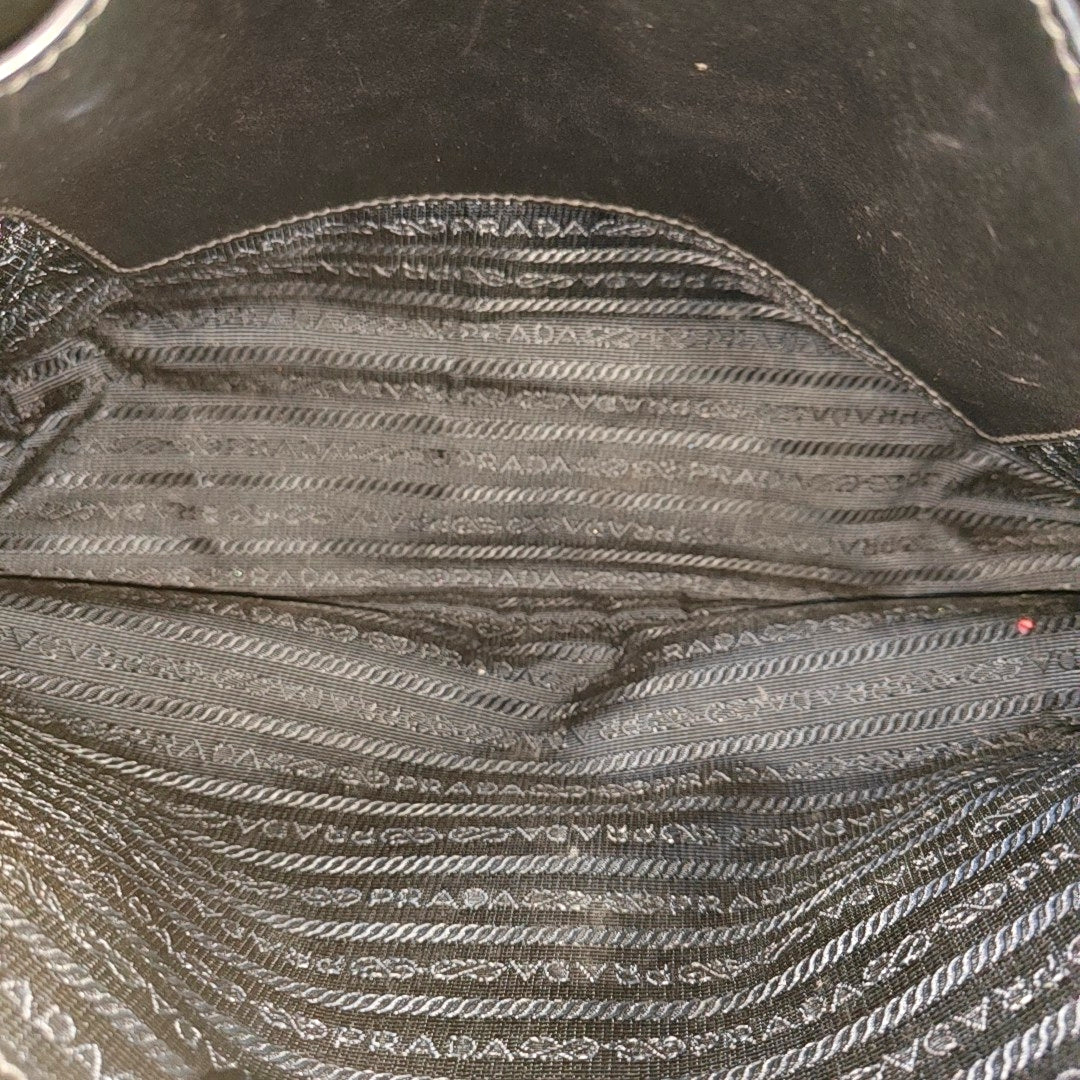 Gaufre Quilted Nylon Black