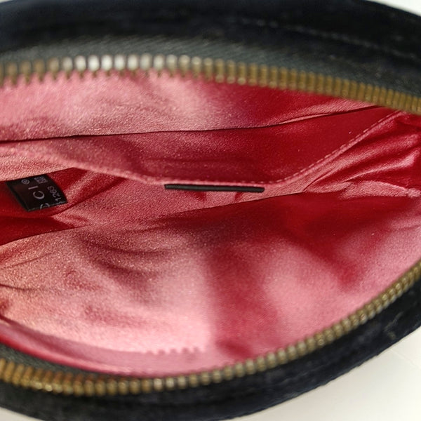 Authenticated pre-owned  GG Marmont Velvet Black - Belt Bag at Looply