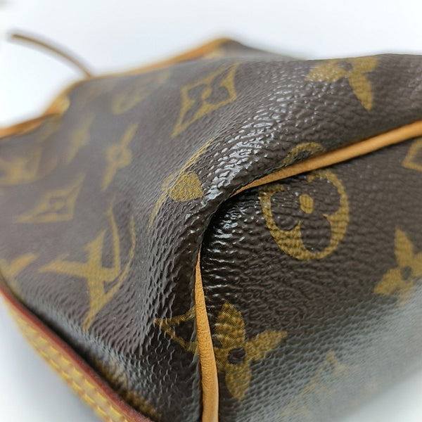 Authenticated pre-owned  Néonoé Nano Monogram Coated Canvas Brown - Shoulder Bag at Looply