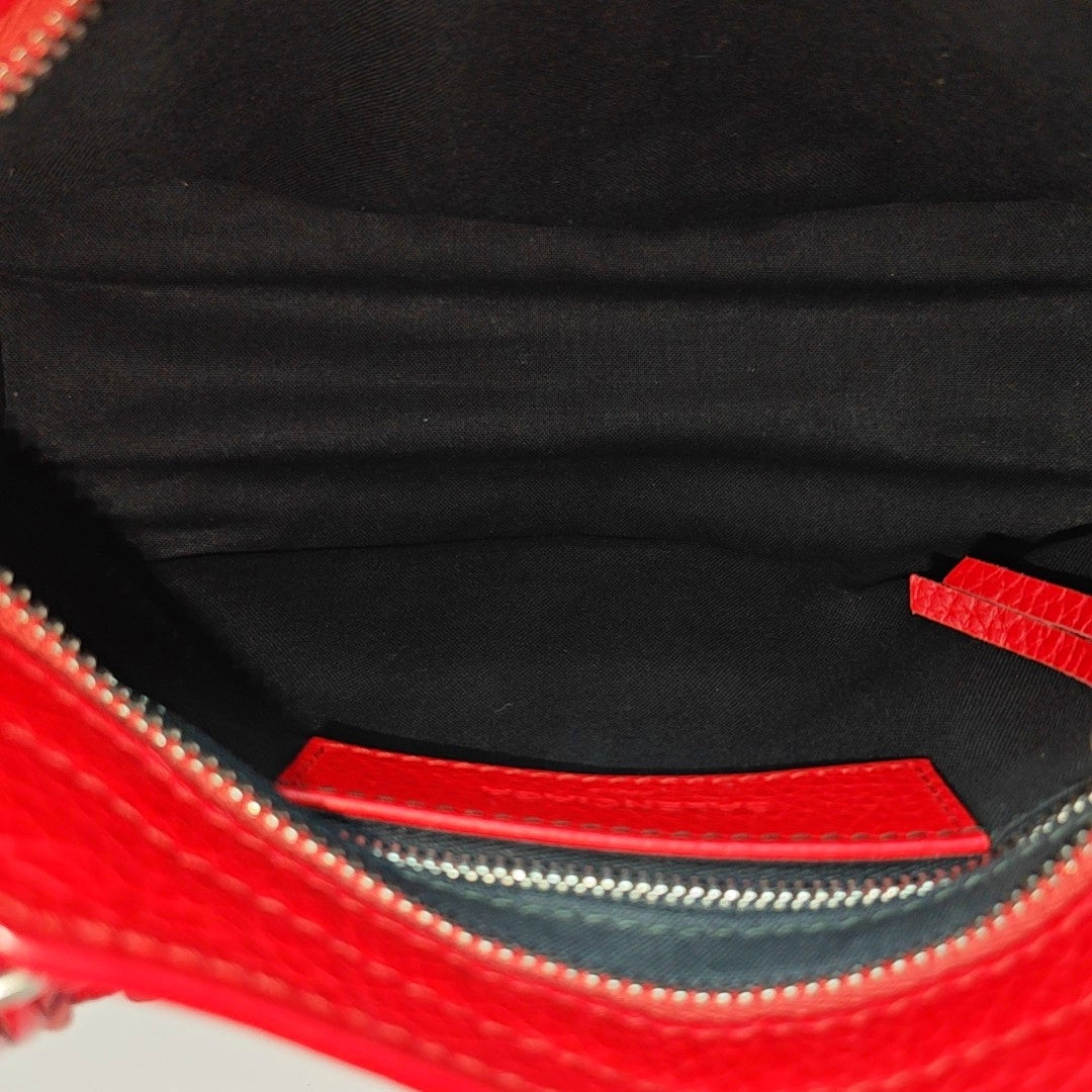 Classic City Mini Lambskin Red