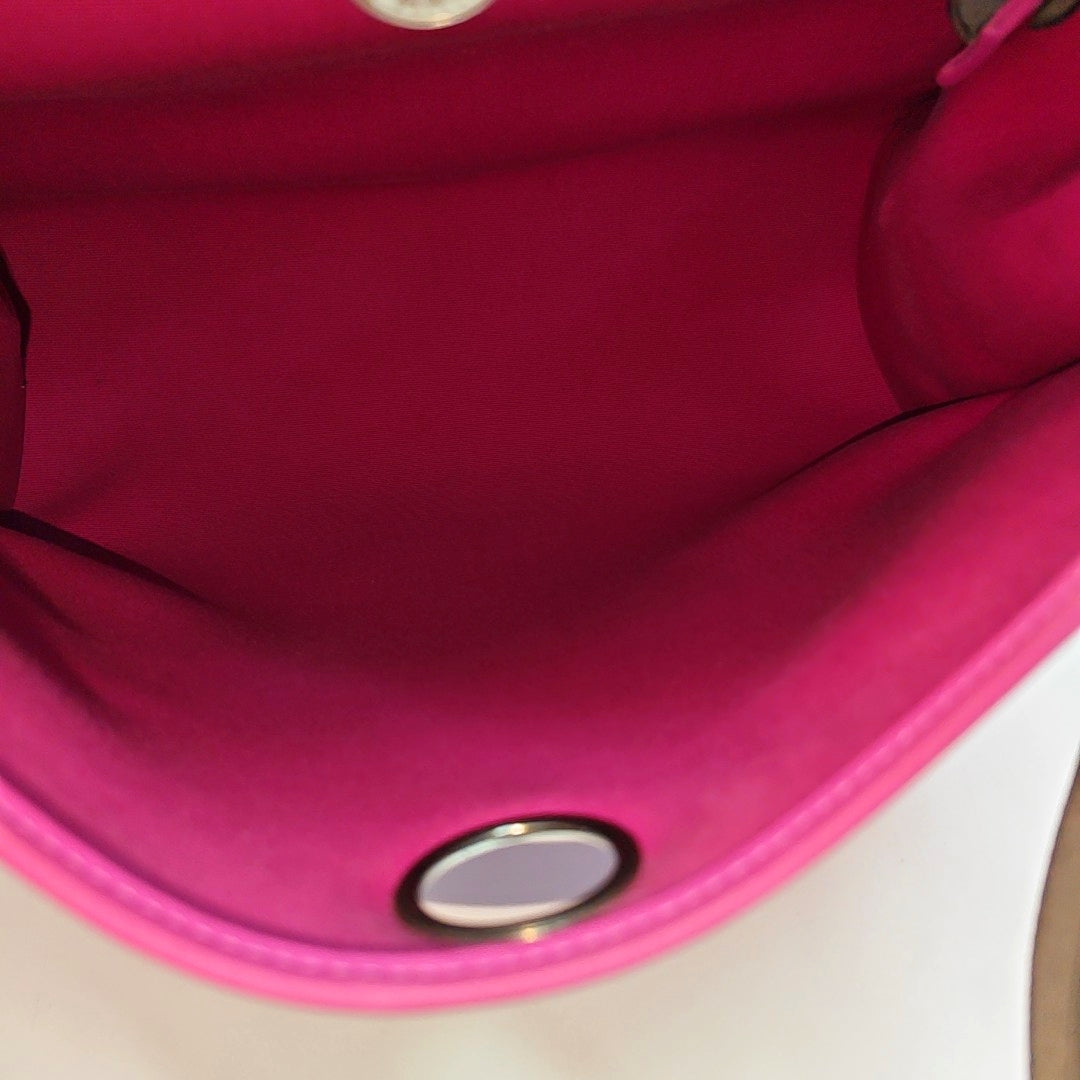 Authenticated pre-owned  Herbag 31 Canvas Pink - Shoulder Bag at Looply