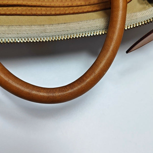 Authenticated pre-owned  Speedy 30 Damier Azur Coated Canvas White - Top Handle Bag at Looply