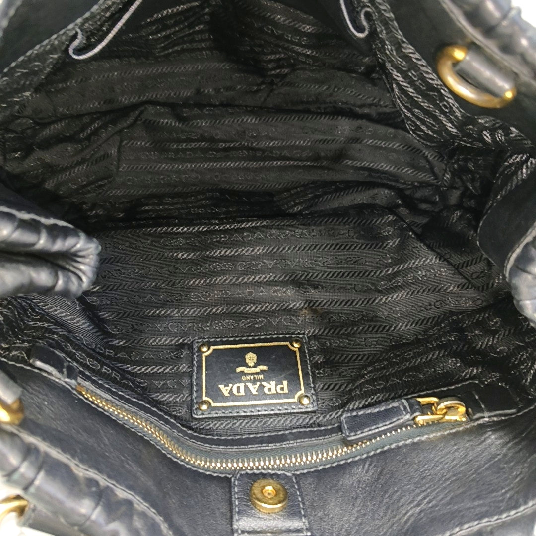 Gaufre Calfskin Black