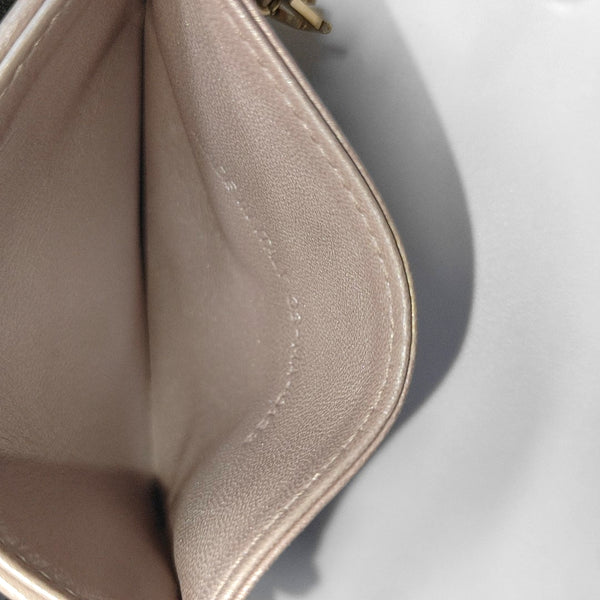 Lady Dior Quilted Lambskin Pink Card Holder