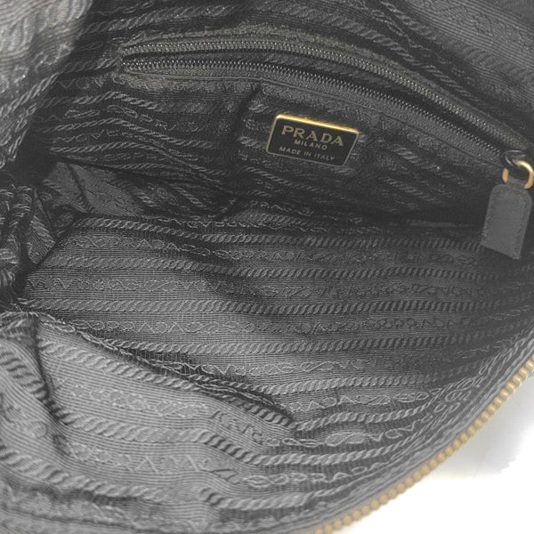 Nylon Quilted Nylon Black