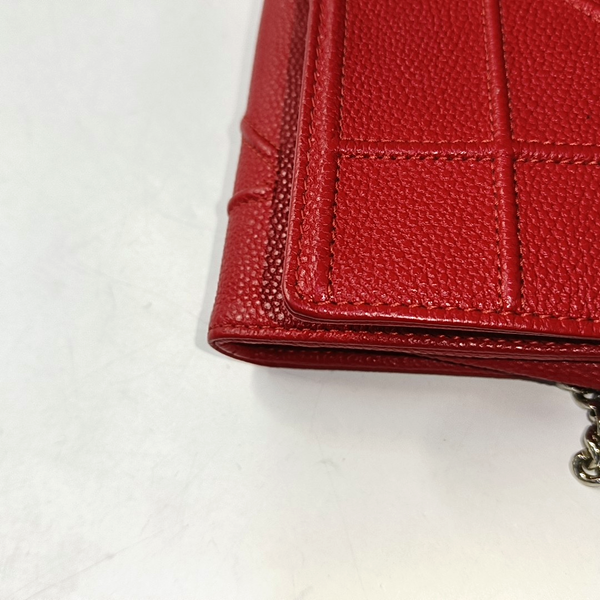 Authenticated pre-owned  Diorama Calfskin Red - Shoulder Bag at Looply