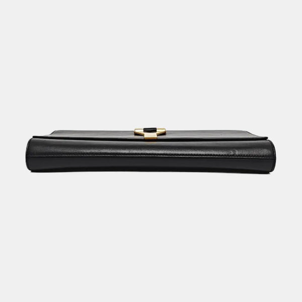 Authenticated pre-owned  Chyc Y Ligne Calfskin Black - Clutch at Looply