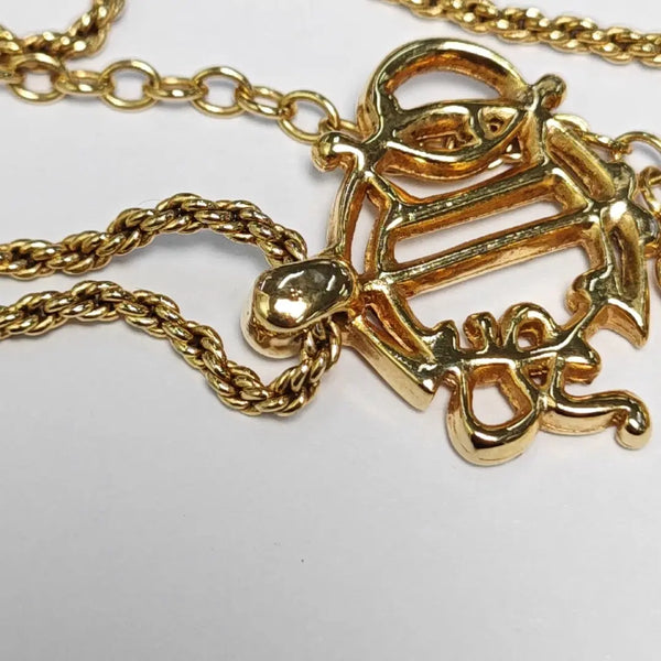 Authenticated pre-owned  Insignia Gold-tone Metal Necklace - Necklace at Looply
