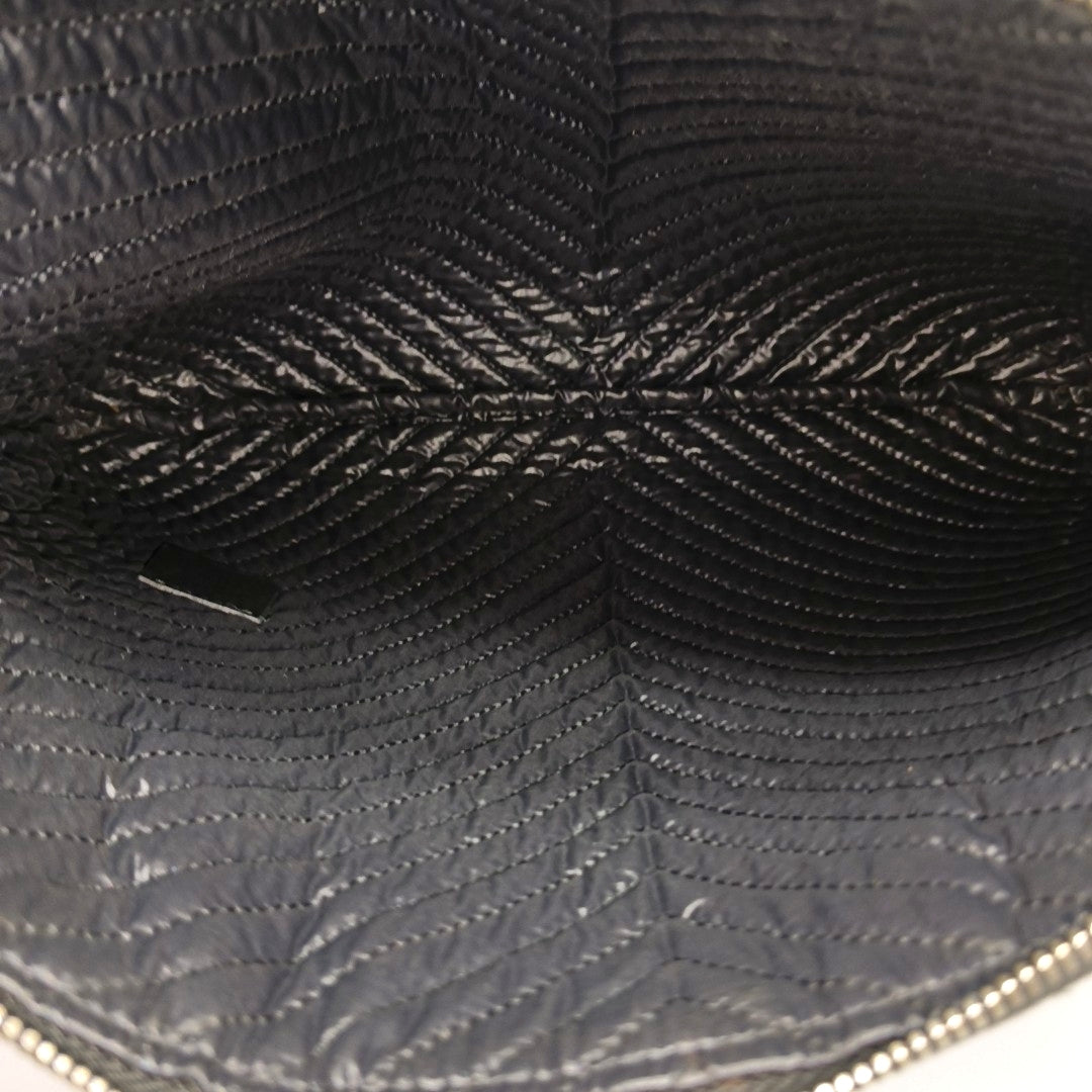 BOY CHANEL Medium Chevron Lambskin Black