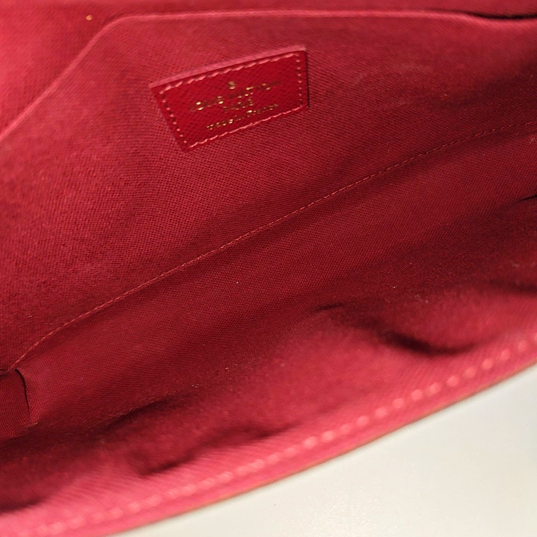 Authenticated pre-owned  Félicie Monogram Coated Canvas Brown - Shoulder Bag at Looply