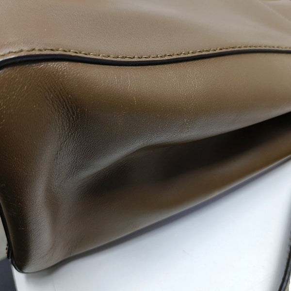 Authenticated pre-owned  Peekaboo Small Calfskin Brown - Shoulder Bag at Looply