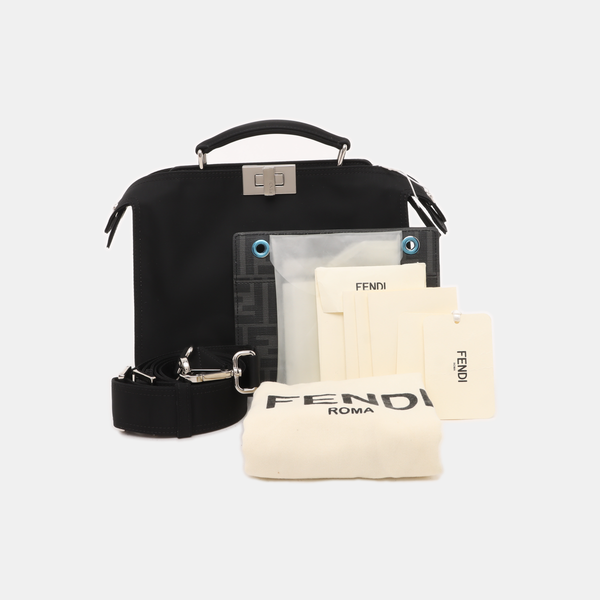 Authenticated pre-owned  Peekaboo Small Nylon Black - Handbags at Looply