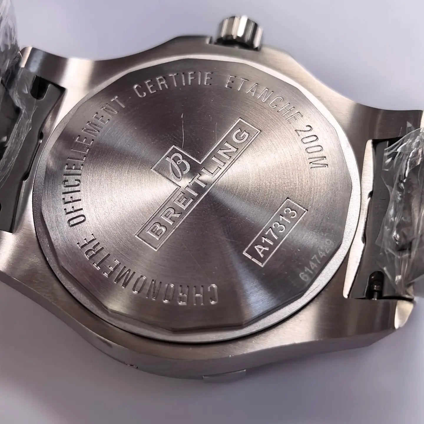 Reloj Automático Flagship de Acero Inoxidable Blanco de 26 mm