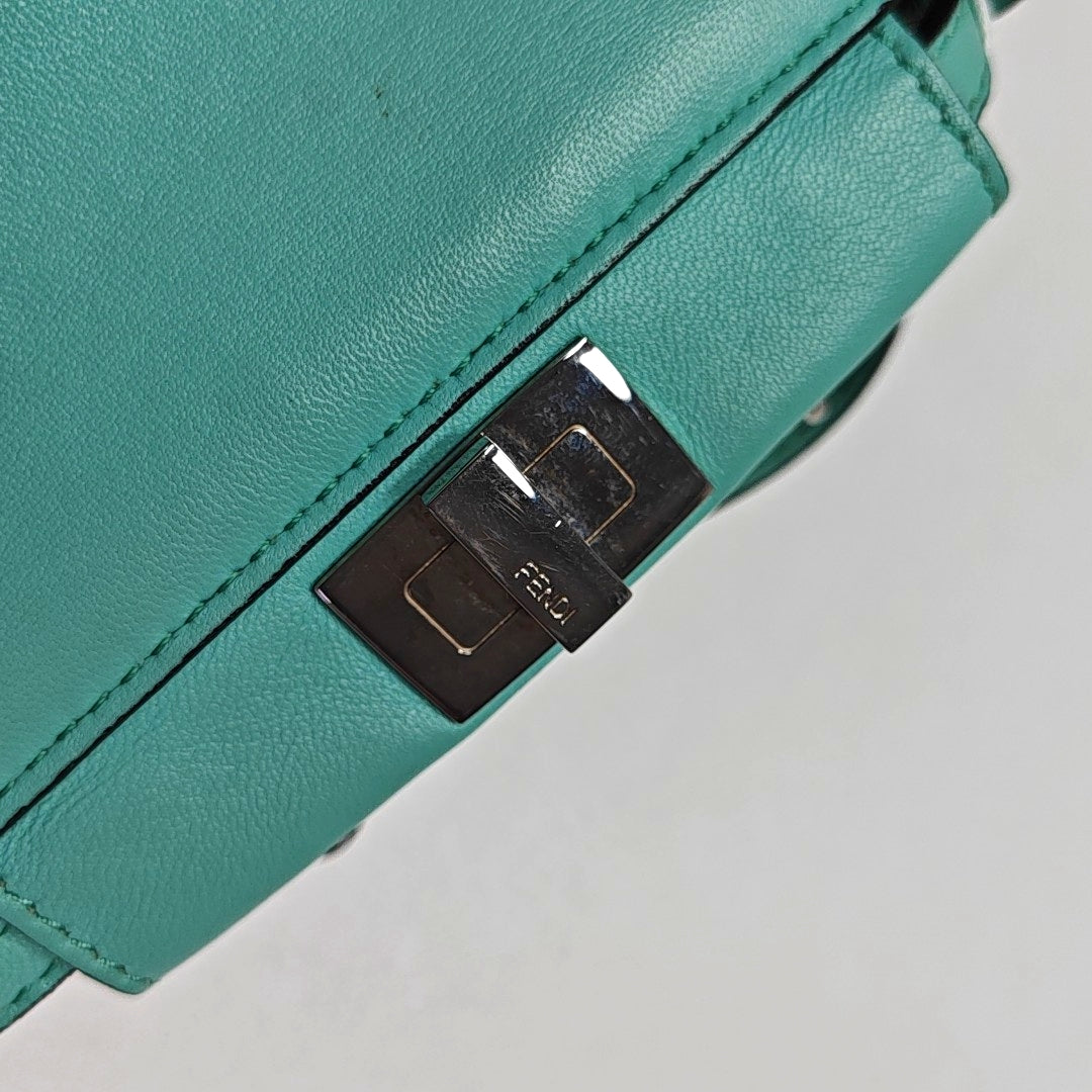 Authenticated pre-owned  Peekaboo Mini Calfskin Blue - Handbags at Looply