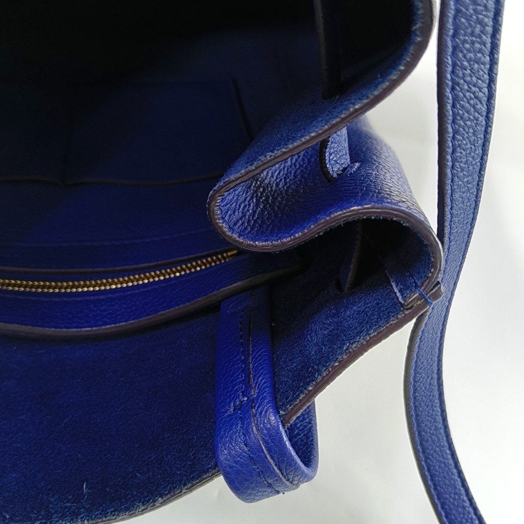 Authenticated pre-owned  Cabas Phantom Small Calfskin Blue - Top Handle Bag at Looply