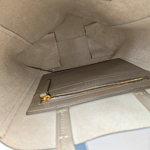 Authenticated pre-owned  Cabas Small Calfskin Gray - Handbags at Looply