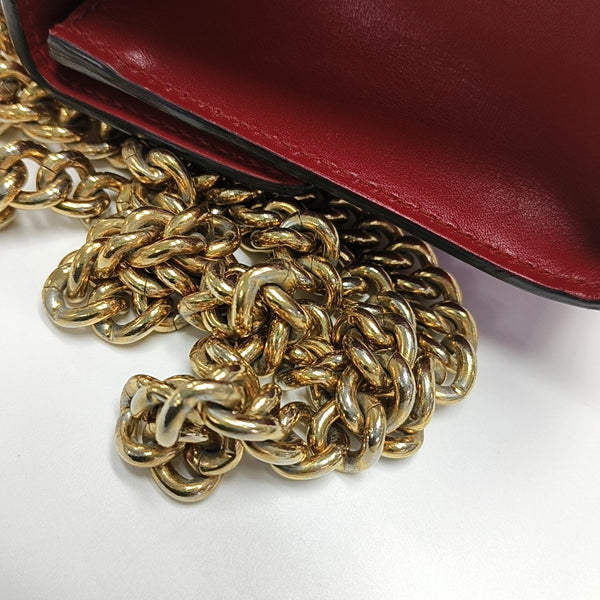 Authenticated pre-owned  Padlock Small Monogram Calfskin Red - Shoulder Bag at Looply