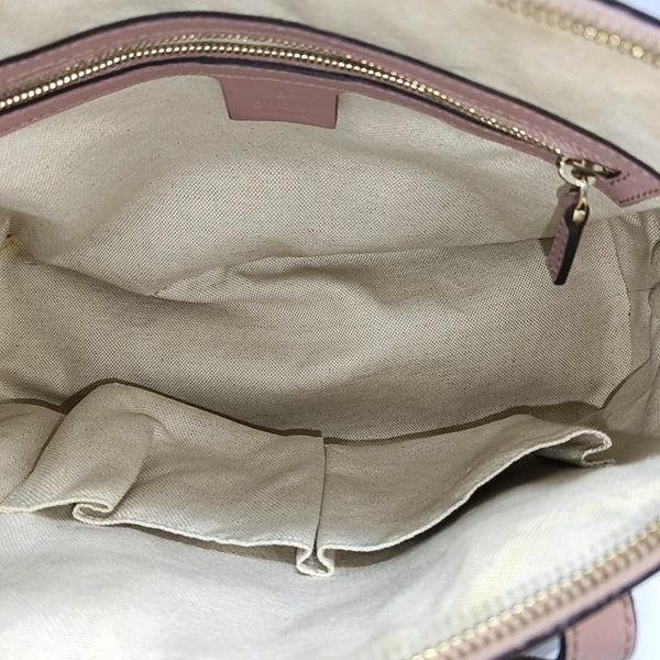 Authenticated pre-owned  Microguccissima Monogram Patent Leather Pink - Shoulder Bag at Looply