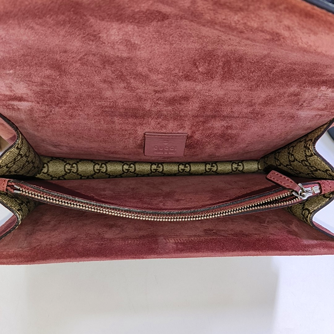 Authenticated pre-owned  Dionysus Small Monogram Coated Canvas Beige - Shoulder Bag at Looply