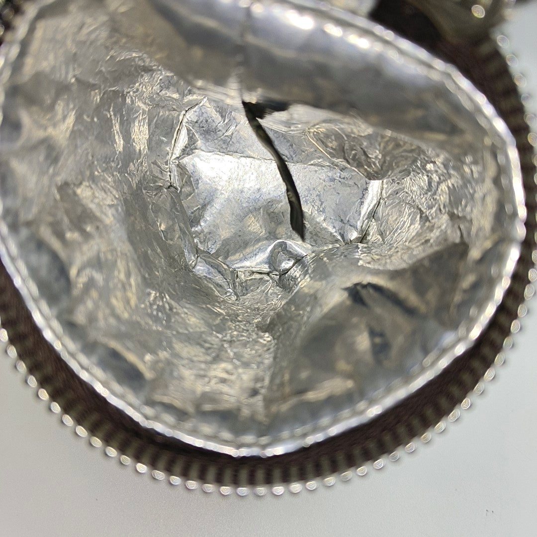 Bolso de lona marrón