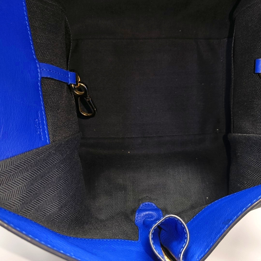 Authenticated pre-owned  Hammock Small Calfskin Blue - Shoulder Bag at Looply