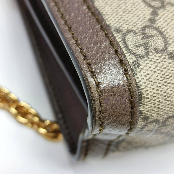 Authenticated pre-owned  Ophidia Small Monogram Coated Canvas Beige - Crossbody Bag at Looply