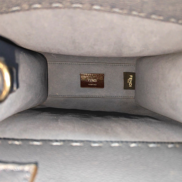 Calfskin Tote Bag Mini Blue