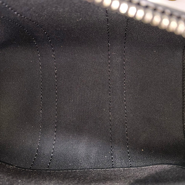 KEEPALL 25 Monogram Coated Canvas Black