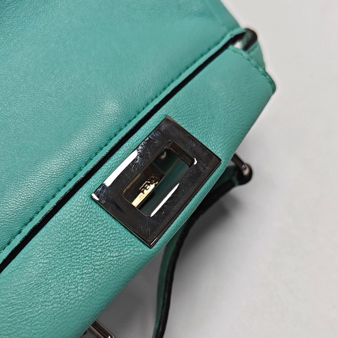 Authenticated pre-owned  Peekaboo Mini Calfskin Blue - Handbags at Looply
