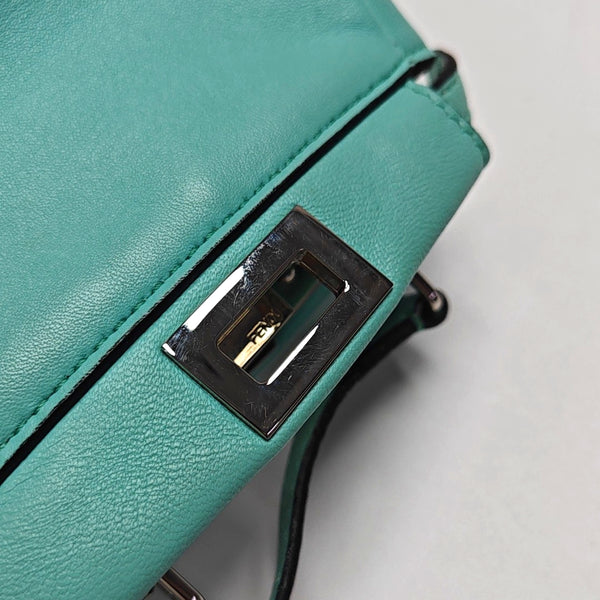 Authenticated pre-owned  Peekaboo Mini Calfskin Blue - Handbags at Looply
