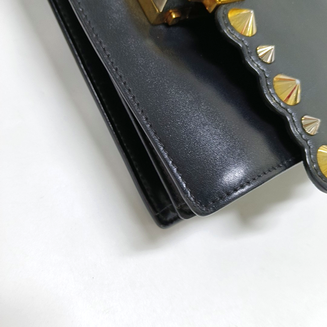 Authenticated pre-owned  Kan I Small Calfskin Black - Handbags at Looply