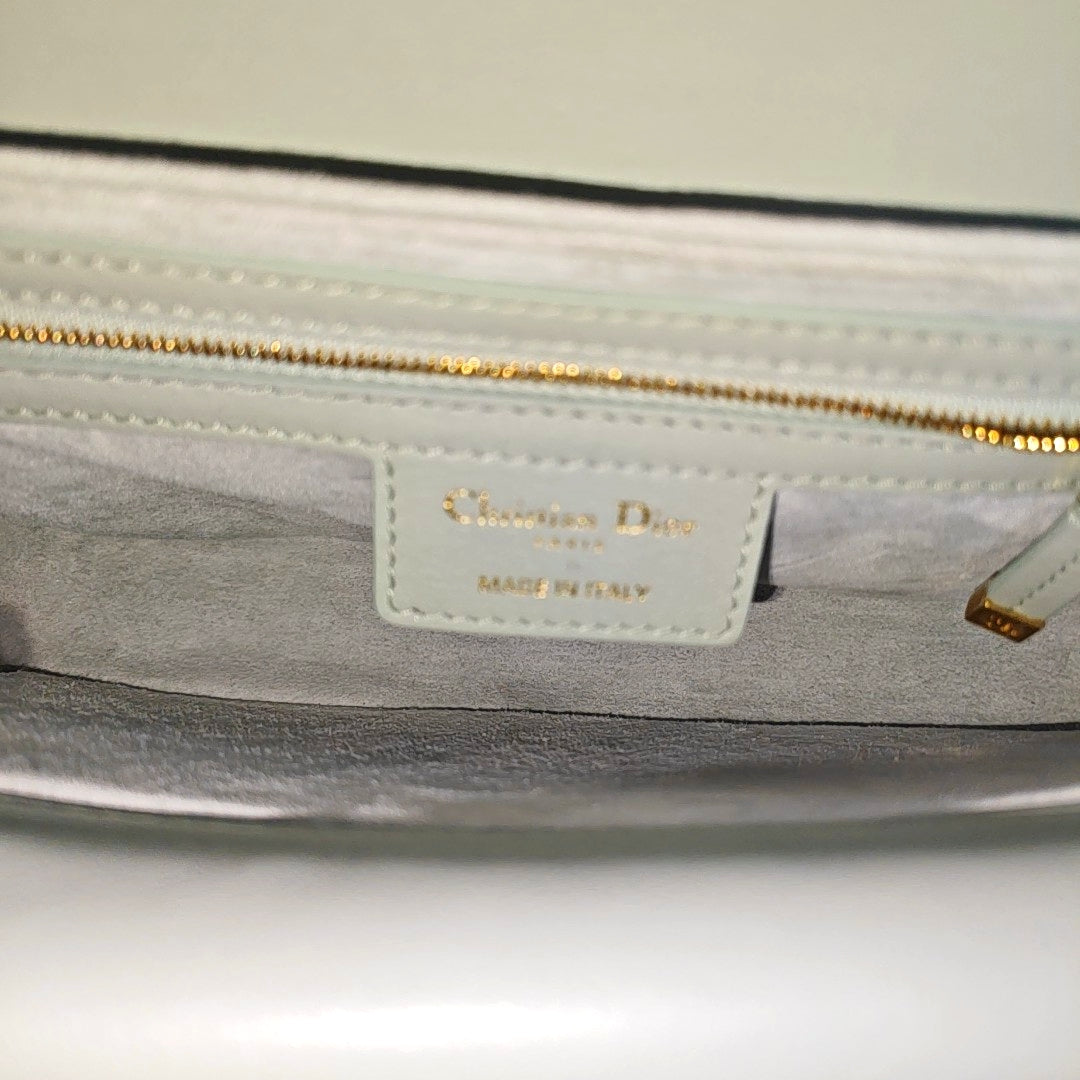 Jolie Cannage Calfskin Green