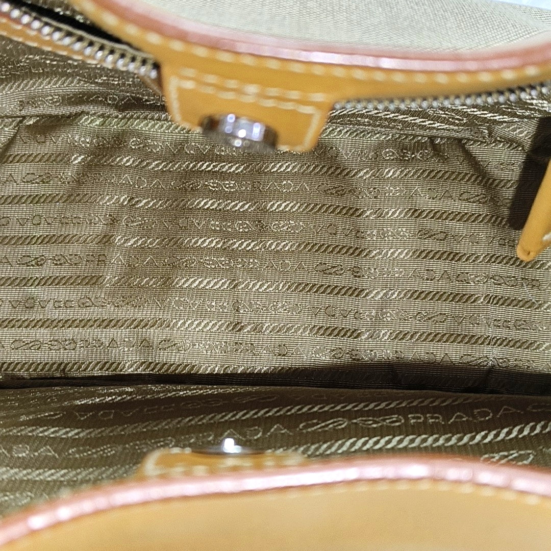 Canvas Top Handle Bag Brown