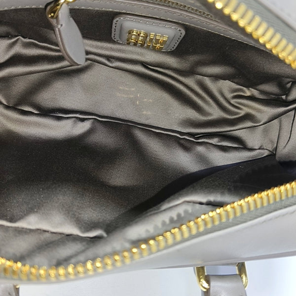 Arcadie Small Leather Gray