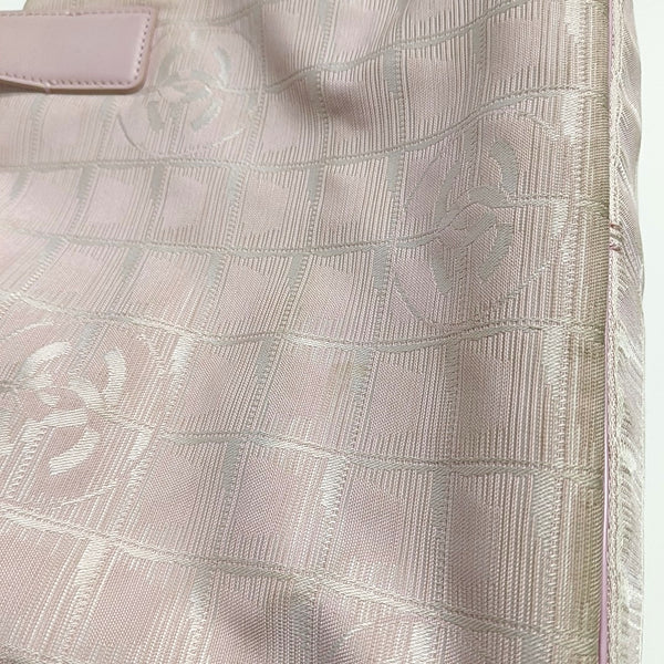 Authenticated pre-owned  Travel Line Nylon Pink - Top Handle Bag at Looply