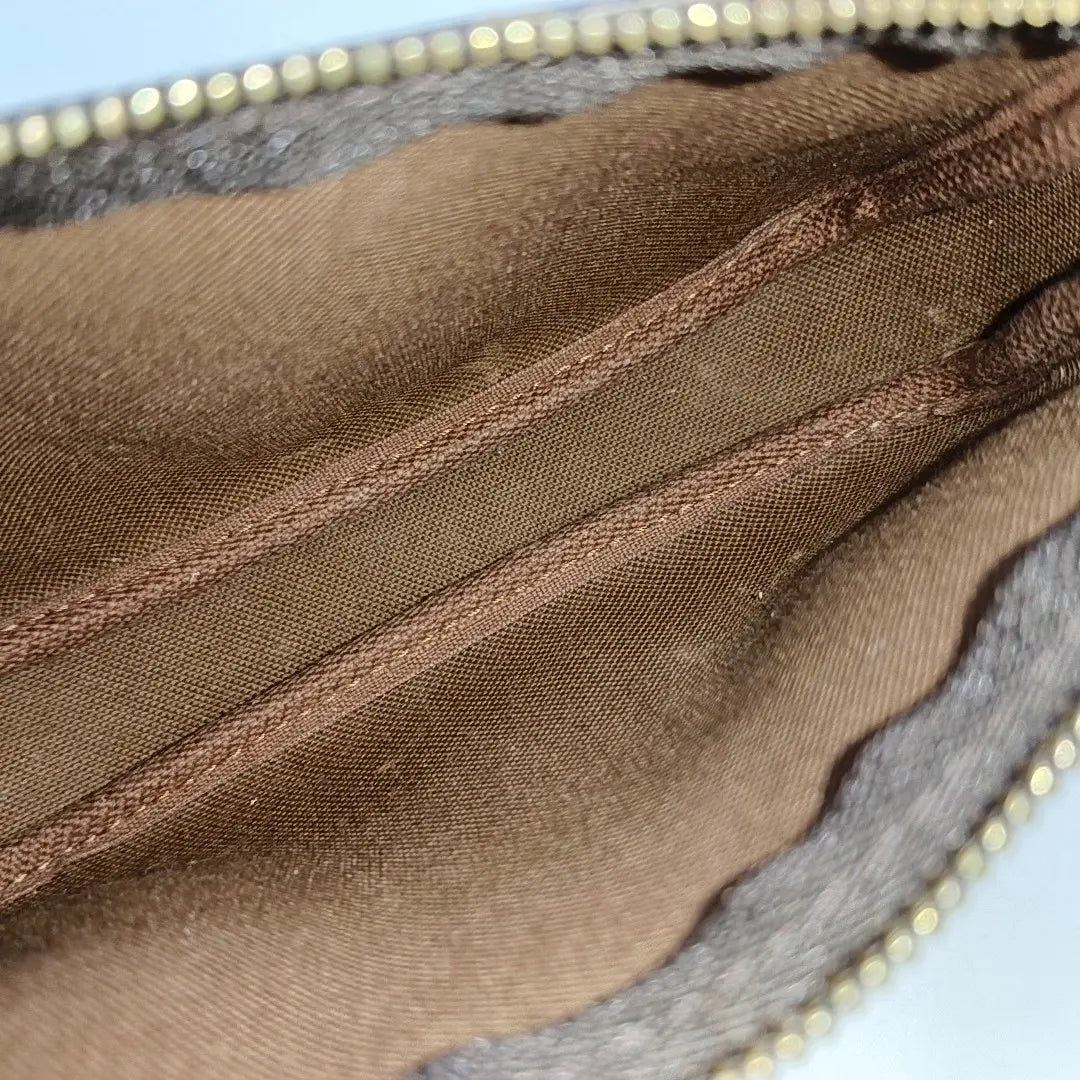 ACCESSOIRES Mini Monogram Coated Canvas Brown