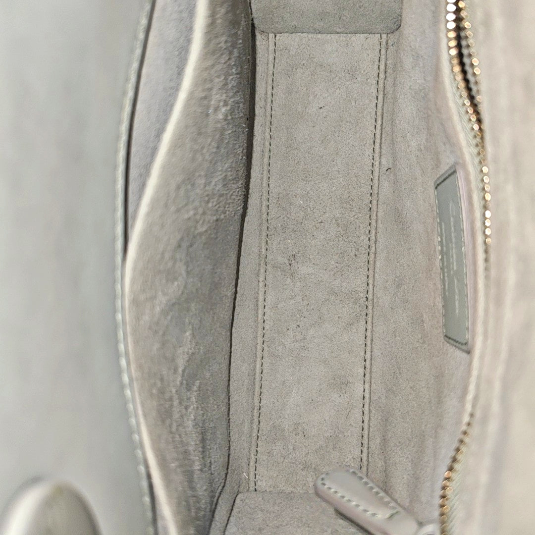 Authenticated pre-owned  Lady Dior Small Lambskin Gray - Shoulder Bag at Looply